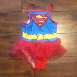 Supergirl 2T one piece tutu swimsuit